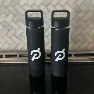 Peloton glass water bottles